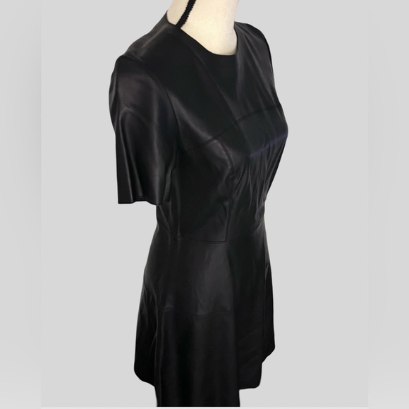 Zara Women’s Faux leather black dress size SMALL. - Picture 4 of 6